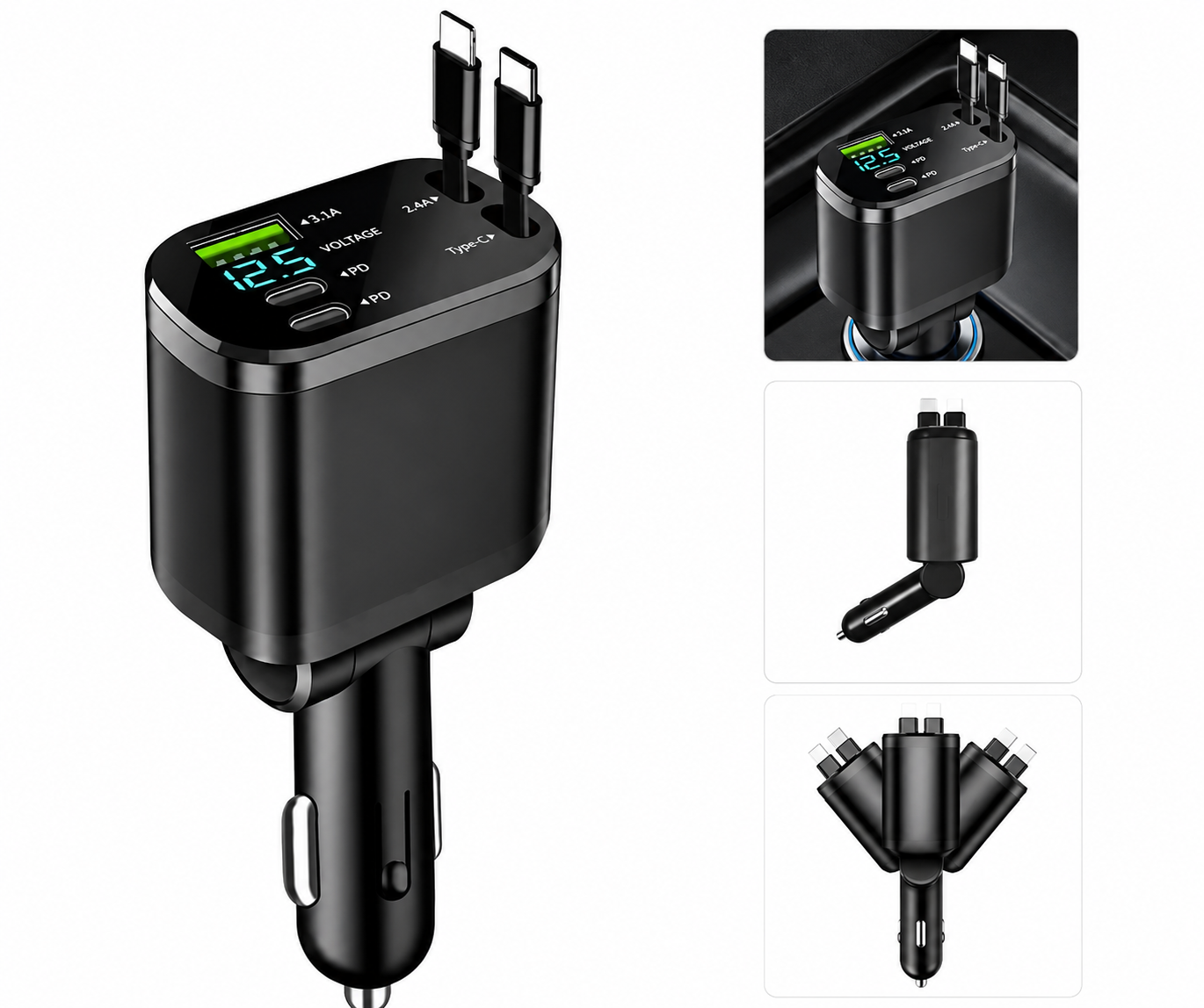 Chargeur rétractable