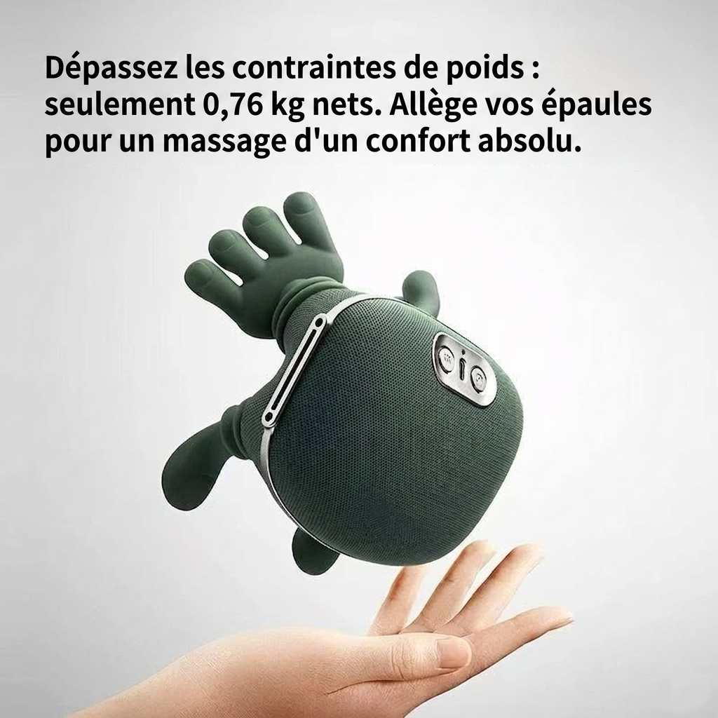 ComfortPulse™ Masseur portable rechargeable pour le cou et les épaules