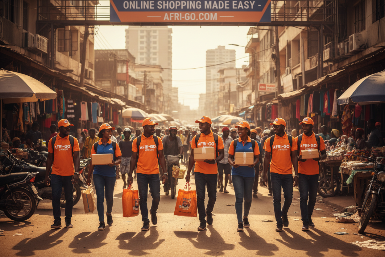 Livreurs africains